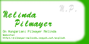 melinda pilmayer business card